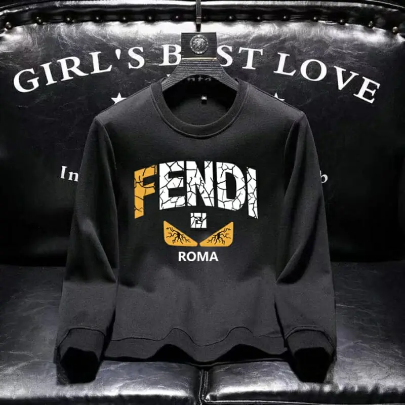 fendi sweatshirt manches longues pour homme s_12510a0